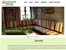 Tablet Screenshot of lacasonadebelmonte.com